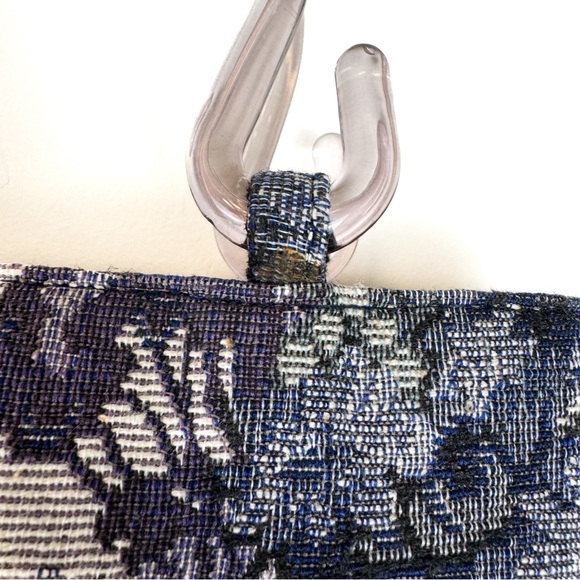 Ornate Blue Vintage Purse - Picture 4 of 4